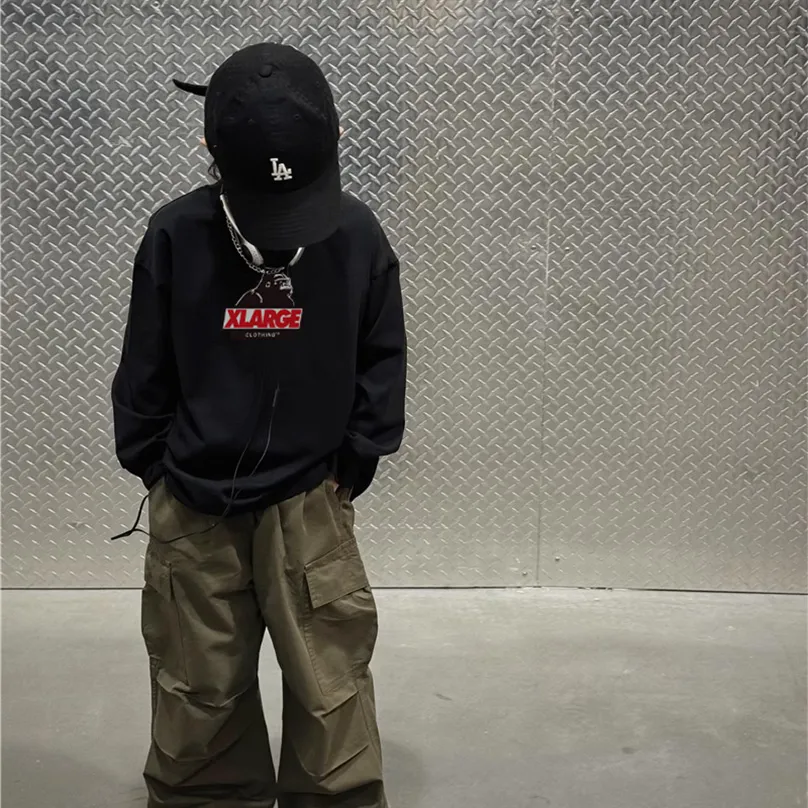 【90-160cm】絶対欲しい！ 楽ちん 合わせやすい シンプル 着心地良い 長袖 Tシャツ