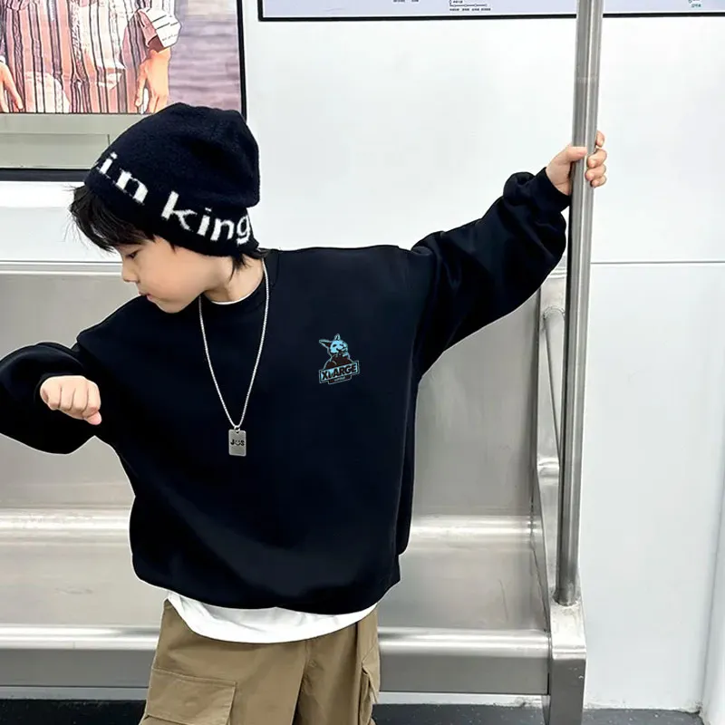 【90-160cm】大人気 売れ筋 トレンド カジュアル クール 合わせやすい 男の子 トレーナー