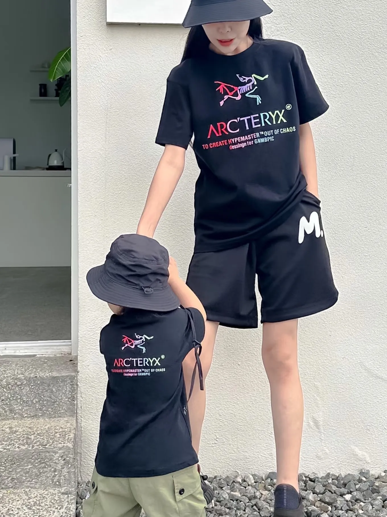 【90-160cm+親サイズ】着回し力抜群  大人気 カジュアル トレンド 親子ペア 半袖 Ｔシャツ