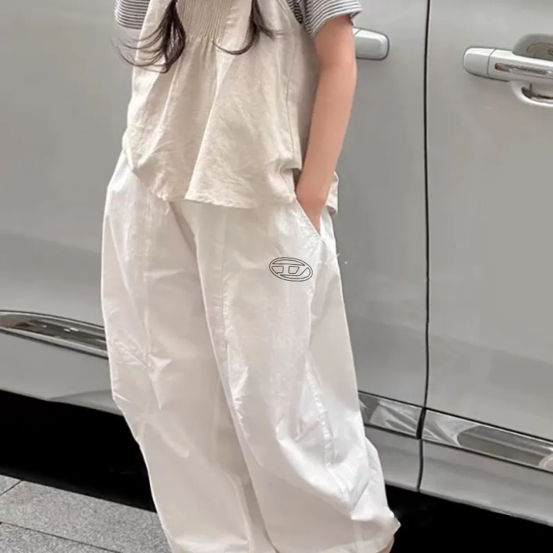 【100-150cm】 手放せない!大好評 シンプル 履きやすい カジュアル 合わせやすい 長ズボン