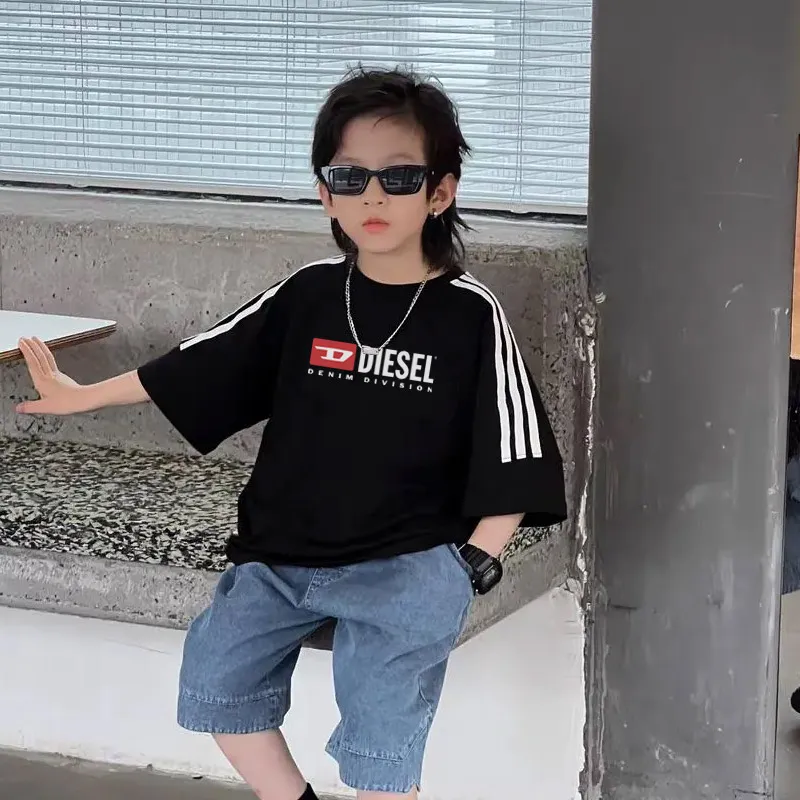 【100-160cm】着回し力抜群 大人気 カジュアル カッコイイ 男の子 半袖 Ｔシャツ