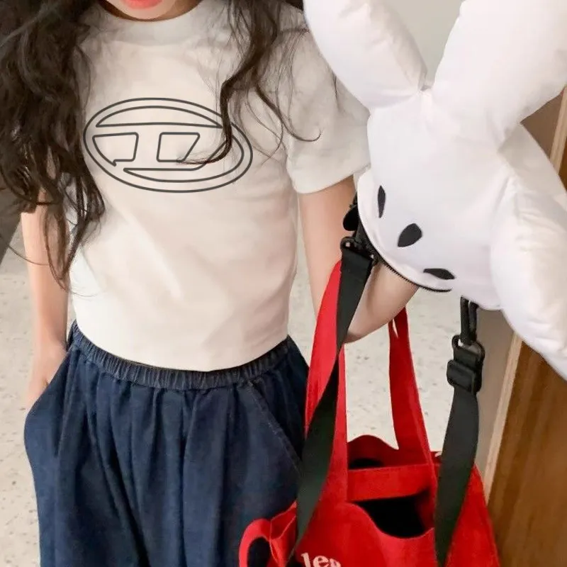 【90-150cm】お気に入り 取り入れたい 売れ筋 快適 カジュアル 女の子 半袖 Ｔシャツ