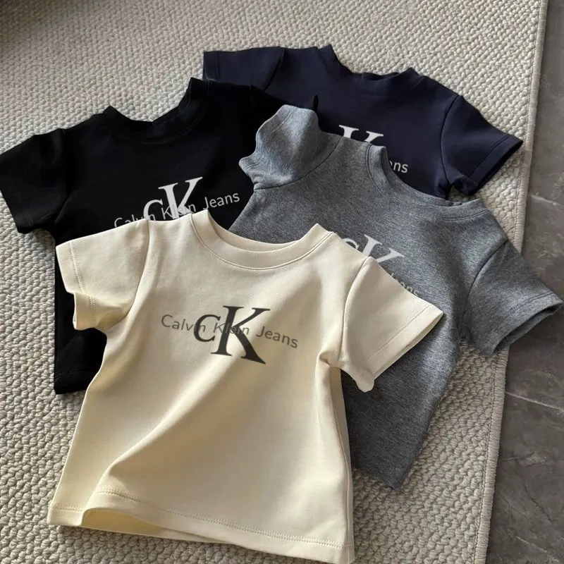 【90-150cm】絶対流行 おしゃれ シンプル 合わせやすい 女の子 半袖 Ｔシャツ