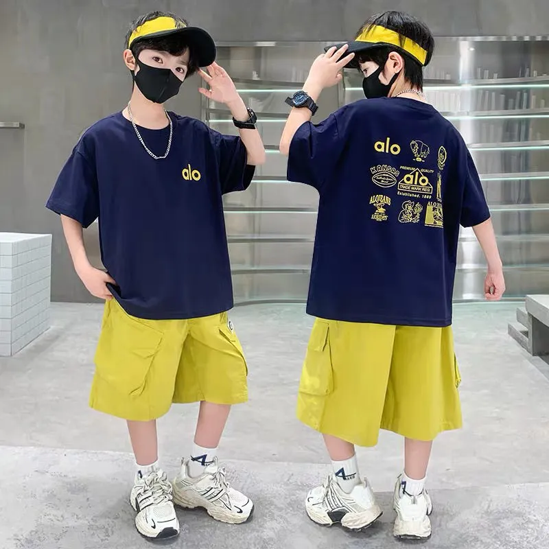 【90-160cm】着回し力抜群  大活躍 カジュアル 合わせやすい  男の子 半袖 Ｔシャツ