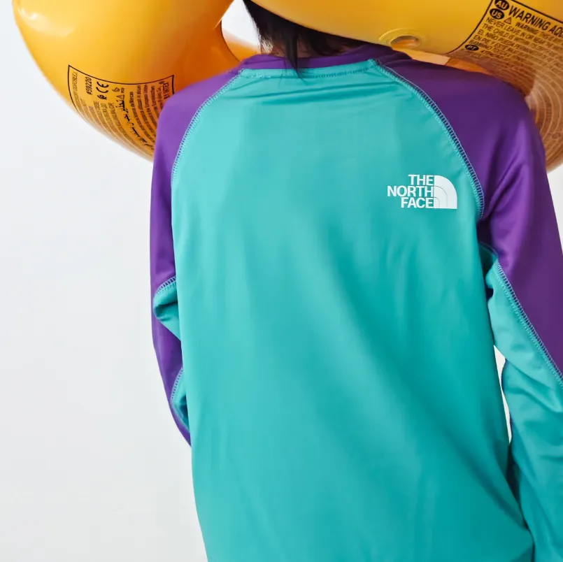 【120-170cm】水着4点セット 夏の水遊びやプールにぴったり キッズ ラッシュガード +スイムパンツ +スイムキャップ +巾着袋