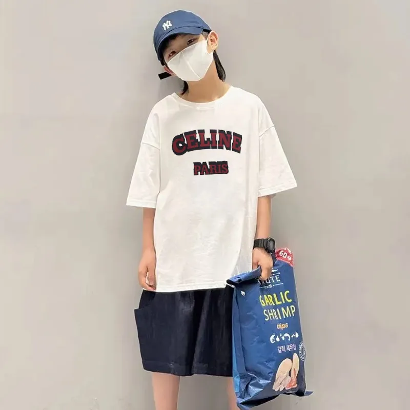 【90-160cm】話題沸騰中 おすすめ アルファベット 合わせやすい 男の子 半袖 Ｔシャツ