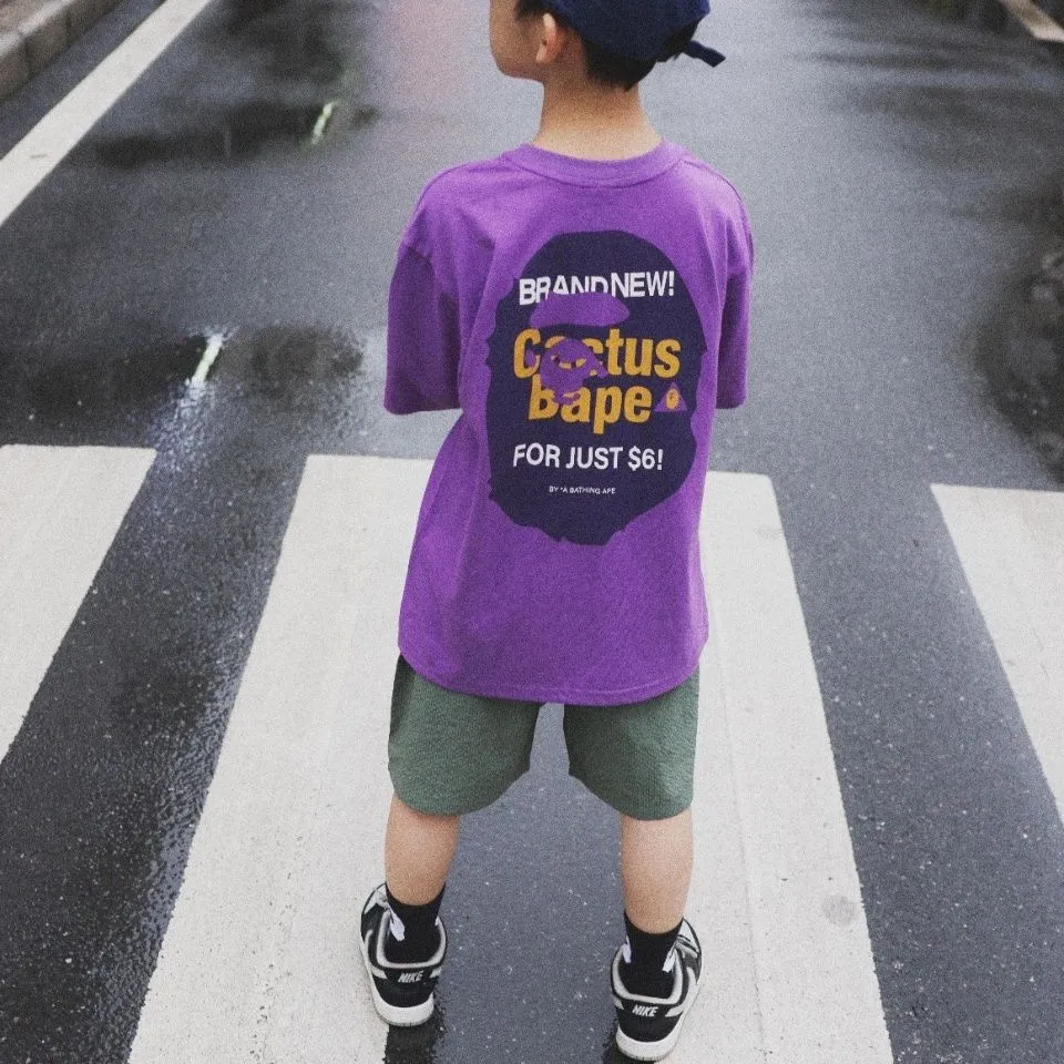 【90-160cm】デザイン満点 見逃し厳禁 トレンド  カッコイイ  着心地良い 快適 半袖 男の子 Ｔシャツ