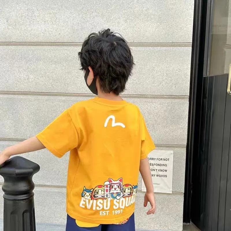 【90-160cm】ゆったり 人気上昇中 トレンド  カジュアル  着心地良い 男の子 半袖 Ｔシャツ