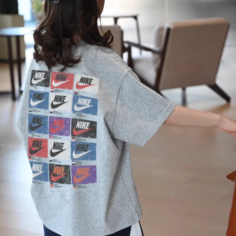 【90-160cm】存在感抜群 爆売れ中 カジュアル トレンド  ユニセックス 半袖 Ｔシャツ