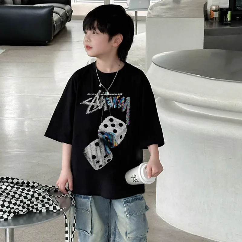 【90-160cm】超カッコイイ 人気上昇中 トレンド  カジュアル  快適 男の子 半袖 Ｔシャツ