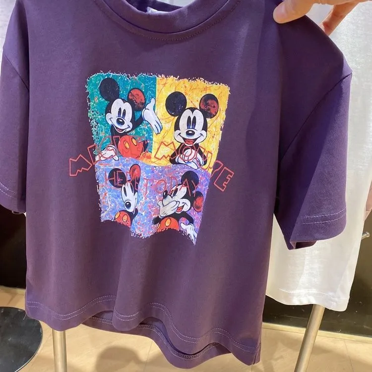 【90-160cm】口コミ高評価 売れ筋 カートゥーン カジュアル 合わせやすい 半袖 Ｔシャツ