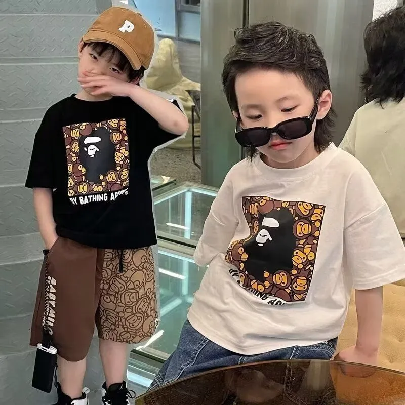【90-160cm】カッコイイ 大活躍 トレンド  品質満点  着心地良い 快適 半袖 男の子 Ｔシャツ