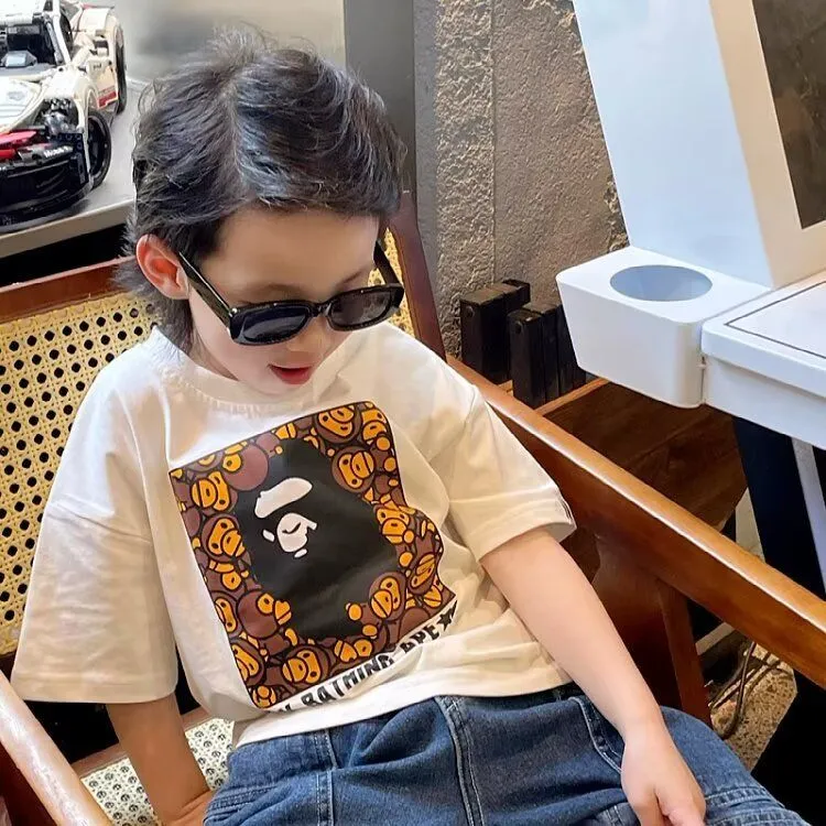 【90-160cm】カッコイイ 大活躍 トレンド  品質満点  着心地良い 快適 半袖 男の子 Ｔシャツ