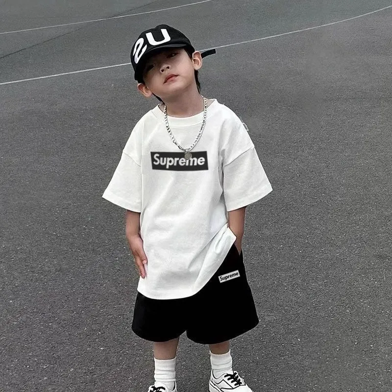 【90-160cm】リラックス感ある 爆売れ中 シンプル カッコイイ 男の子 半袖 Ｔシャツ/セットアップ
