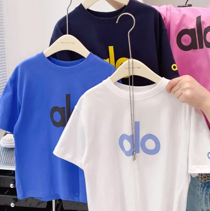 【90-160cm】売り切れ必至 大人気 シンプル トレンド  アルファベット 着やすい 半袖 Ｔシャツ