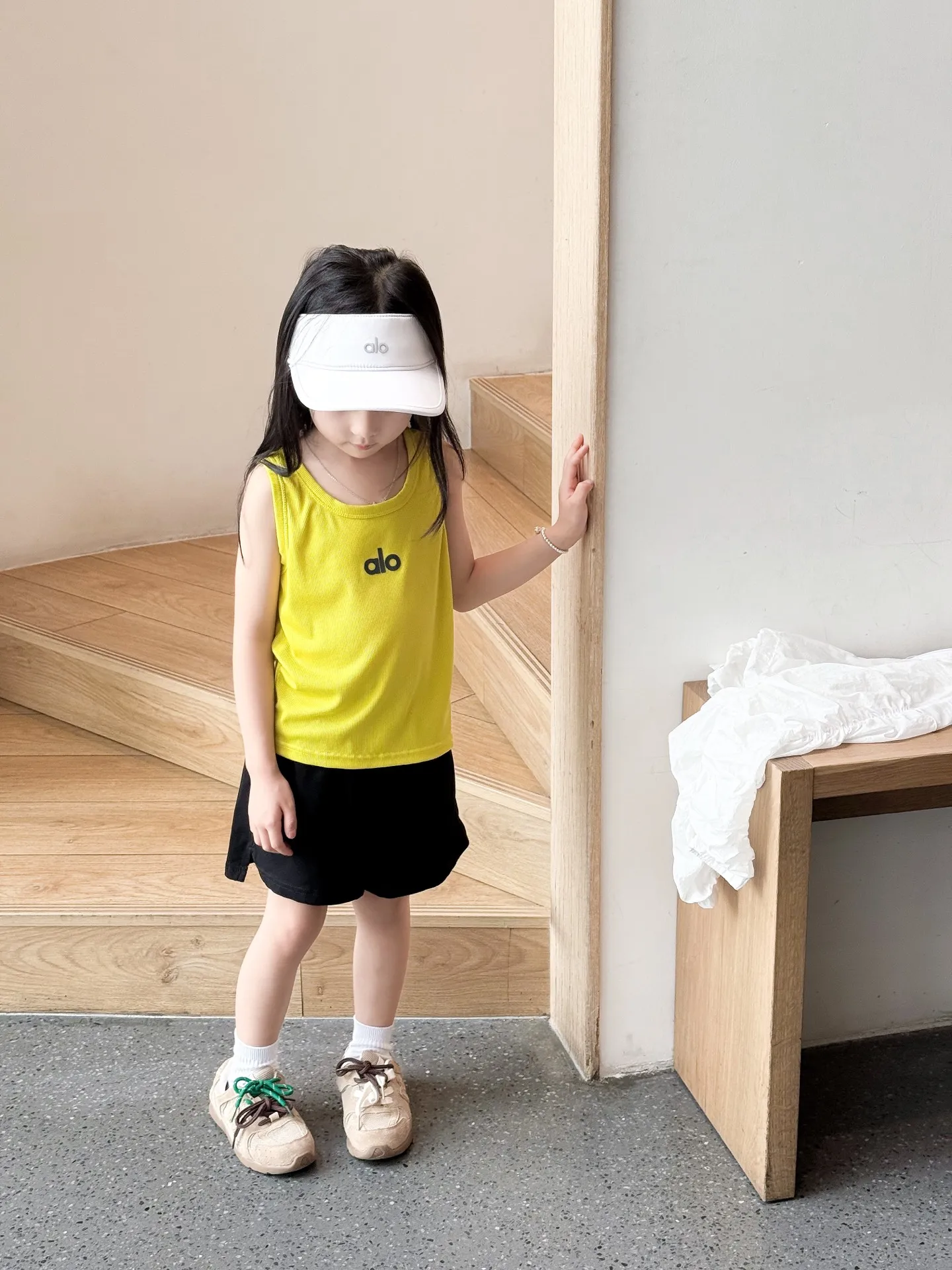 【100-160cm】元気いっぱい 絶対流行 シンプル カジュアル 着心地抜群 女の子 タンクトップ