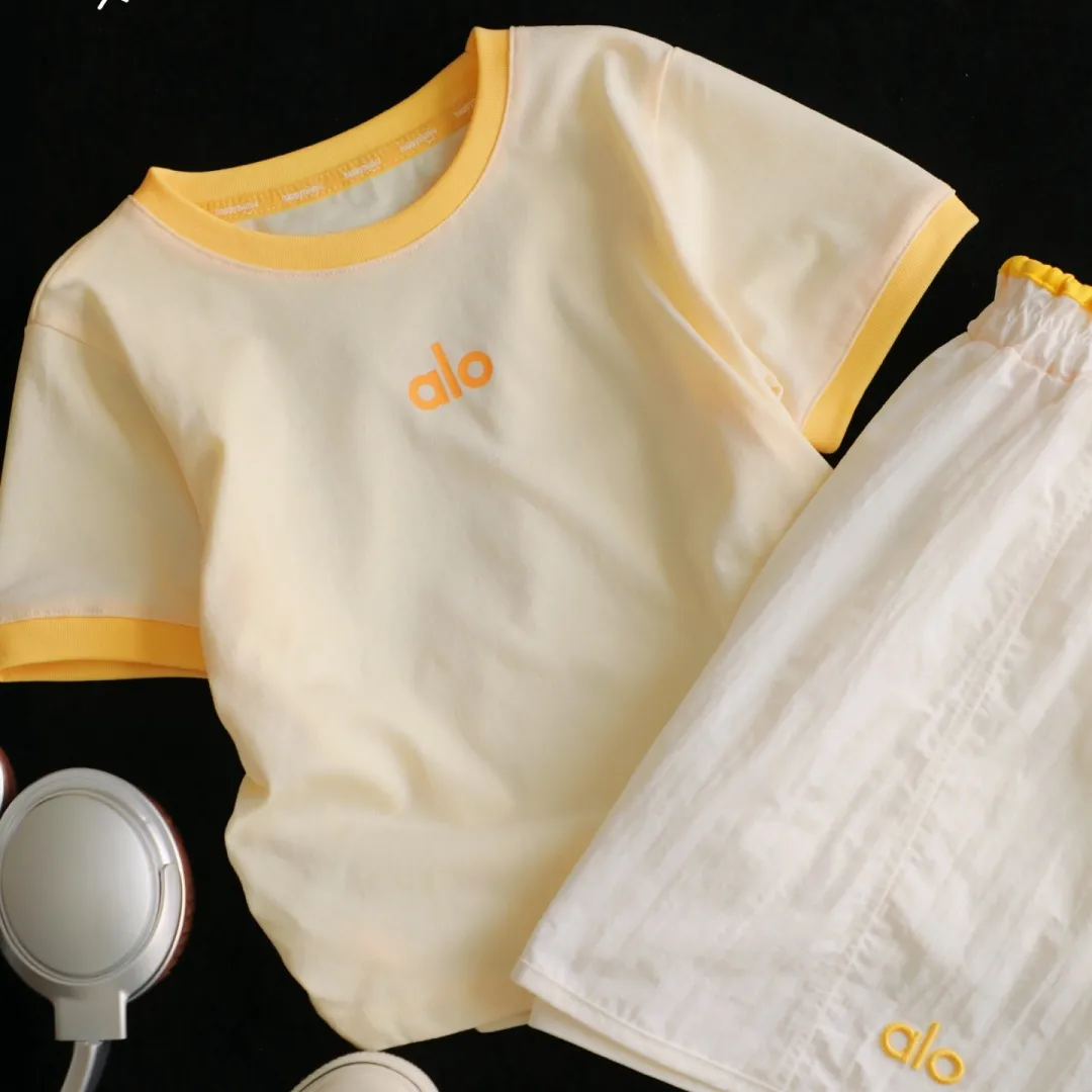 【110-160cm】二点セット おしゃれキッズ必見 大人気 カジュアル スポーティ 半袖Ｔシャツ＋スカート セットアップ