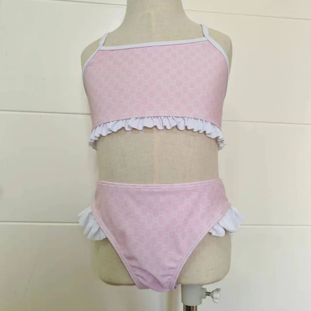 【90-150cm】高級感 美人度アップ スウィートフリル キュート 水着