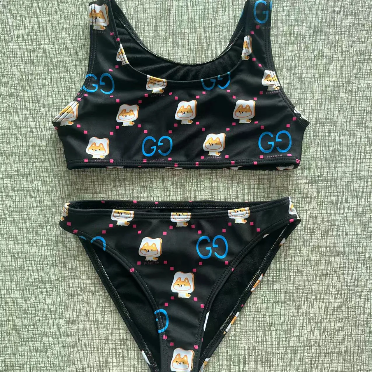【90-150cm】超人気商品 おすすめ かわいい 上品 カートゥーンプリント 水着