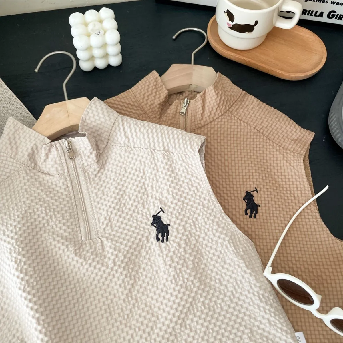 【80-170cm】二点セット トレンド感満載 売れ筋 ナチュラル 無地 刺繍 タンクトップ+ショートパンツ セットアップ